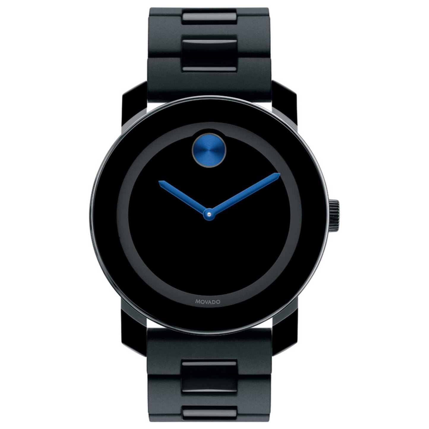 Front view of Movado Bold Men's Quartz Watch 3600099