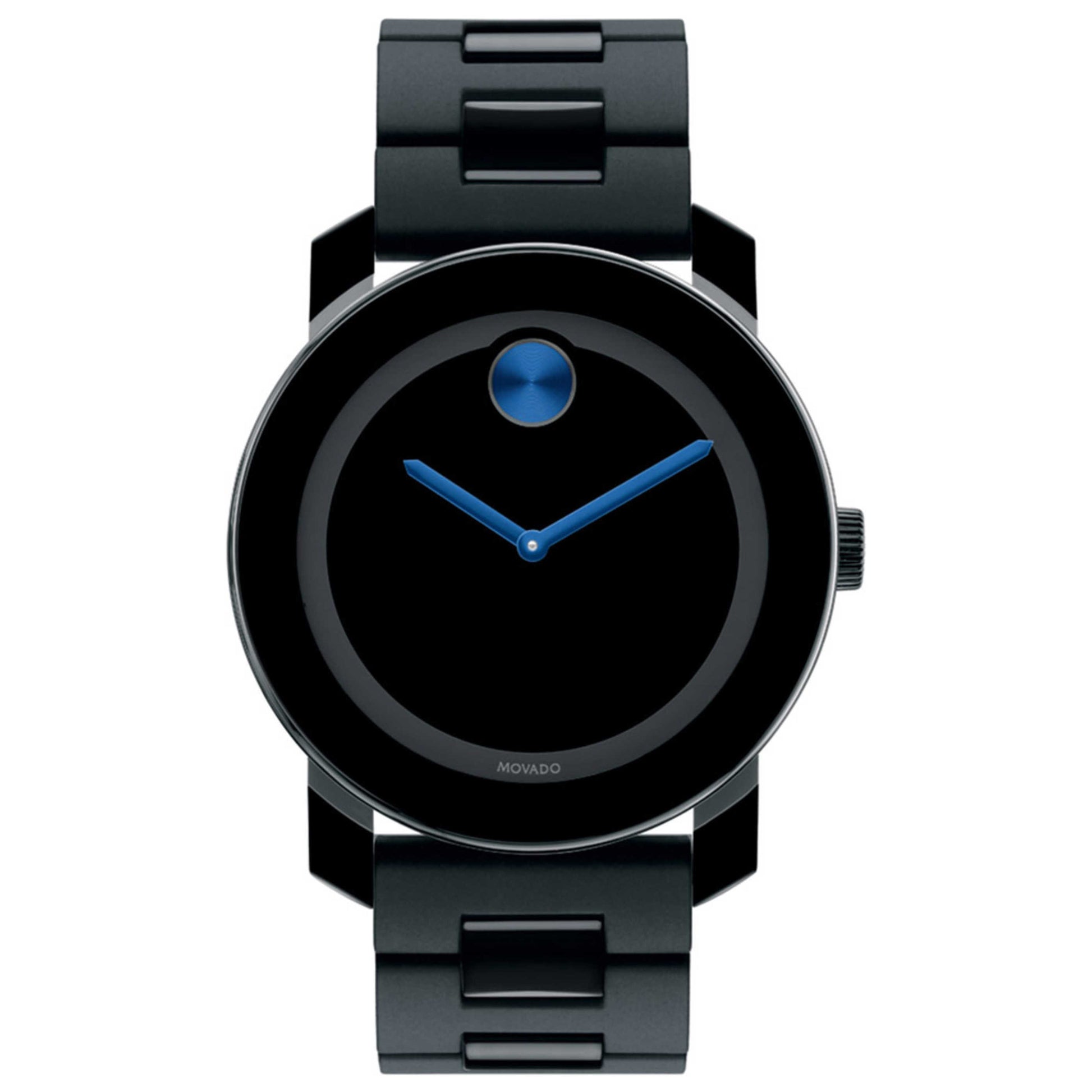 Front view of Movado Bold Men's Quartz Watch 3600099