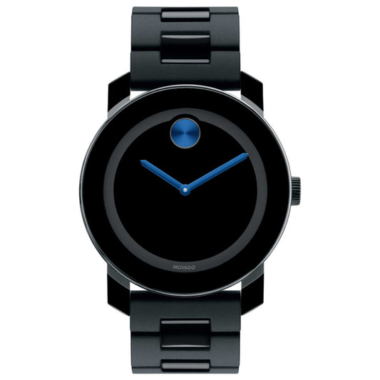 Front view of Movado Bold Men's Quartz Watch 3600099