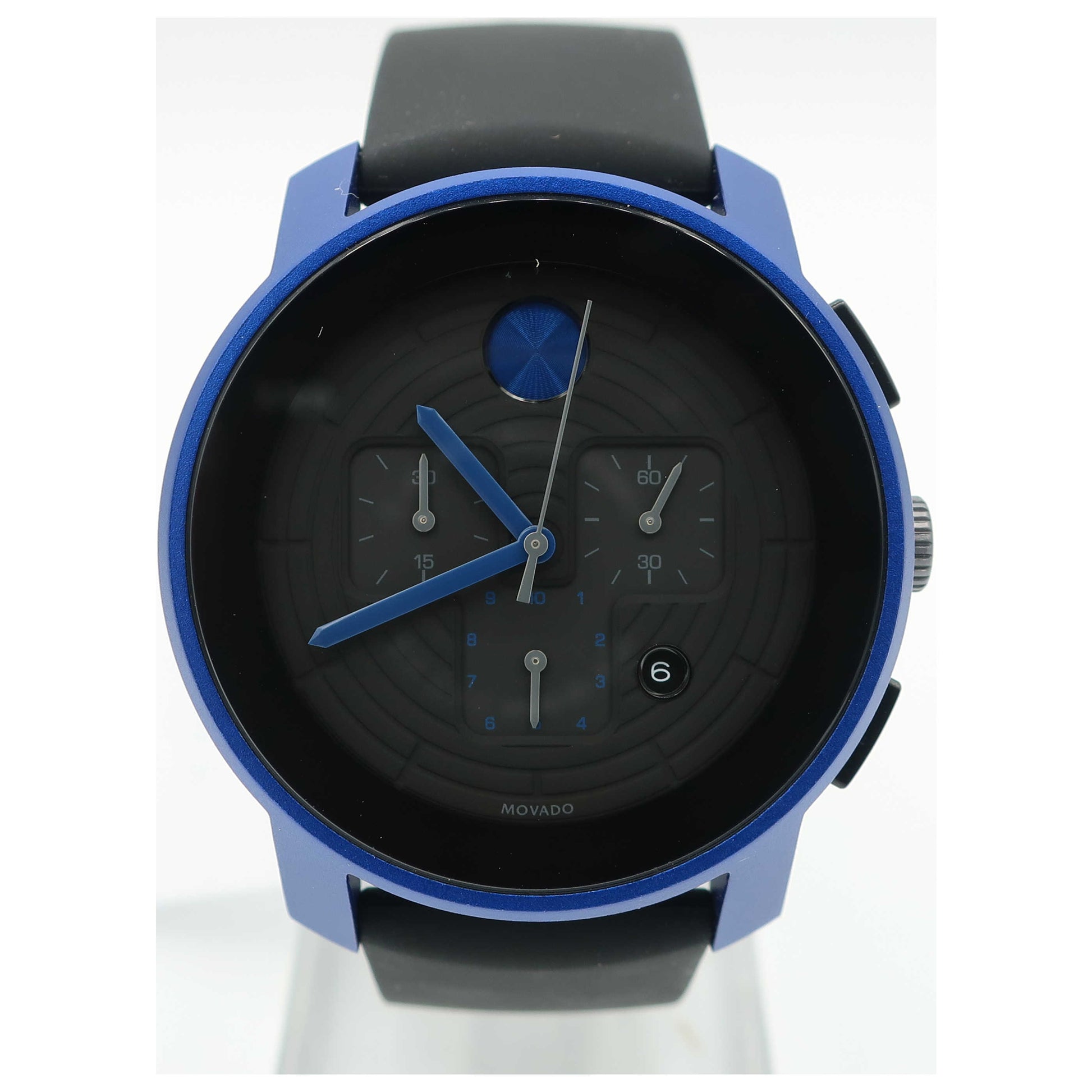 Front view of Movado Bold Men's Swiss Quartz (Battery-Powered) Watch 3600108-SD