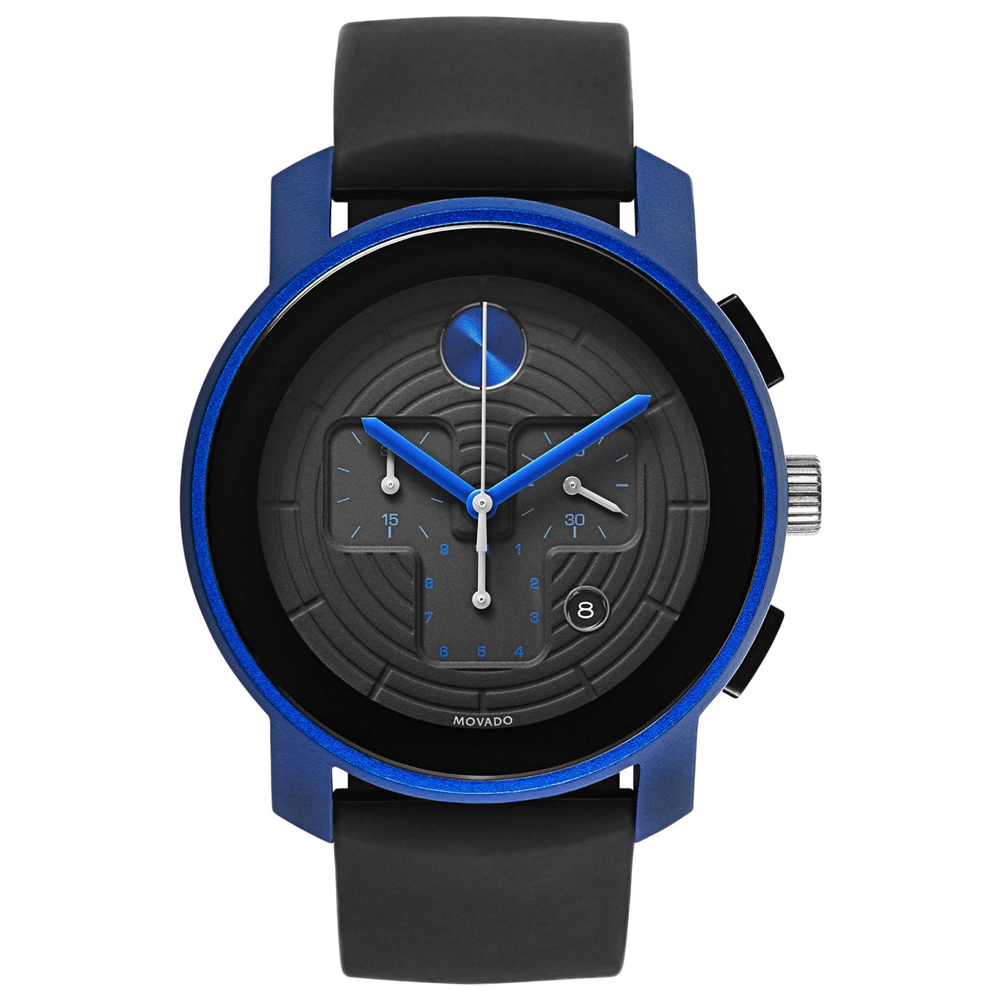 Front view of Movado Bold Men's Swiss Quartz (Battery-Powered) Watch 3600108