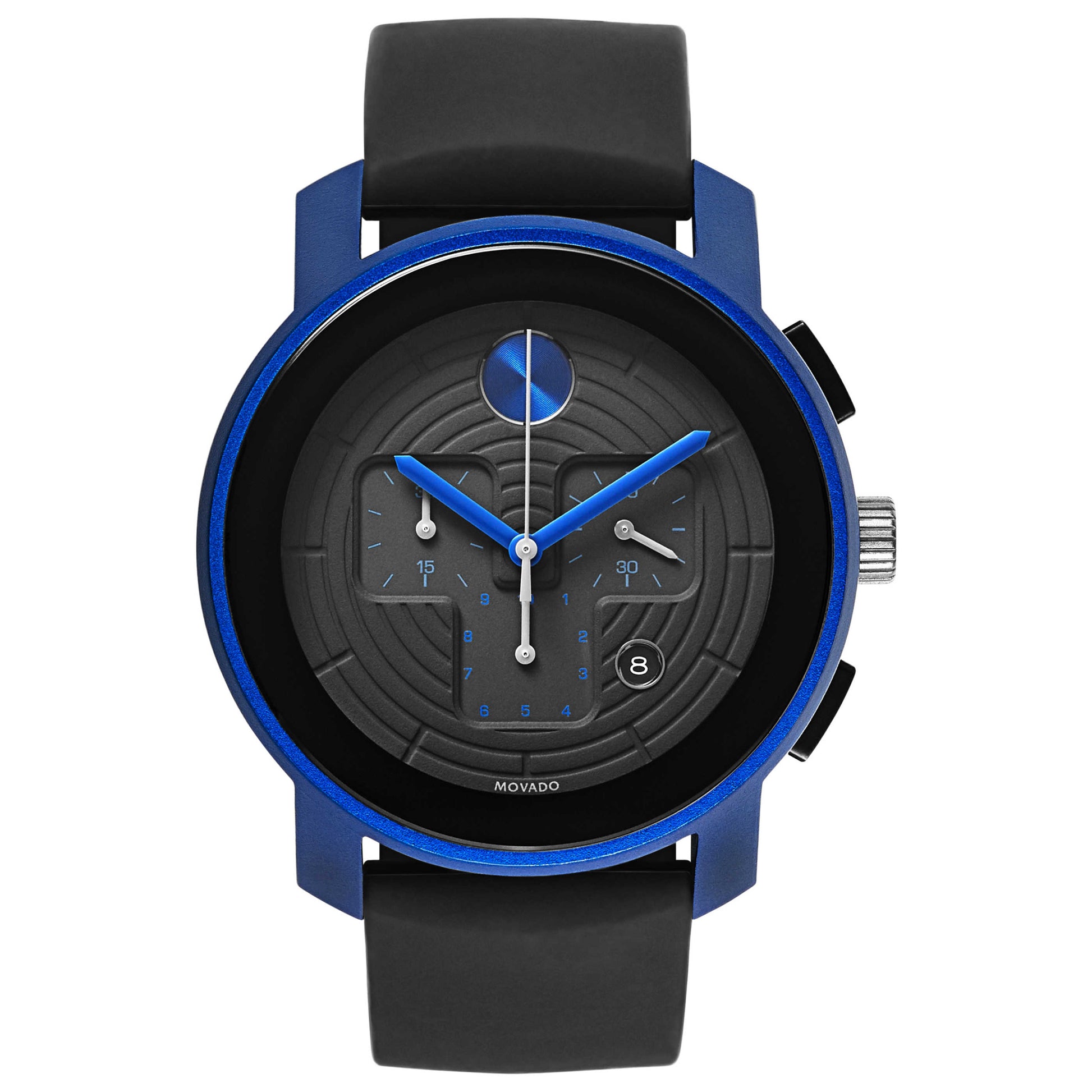 Front view of Movado Bold Men's Swiss Quartz (Battery-Powered) Watch 3600108