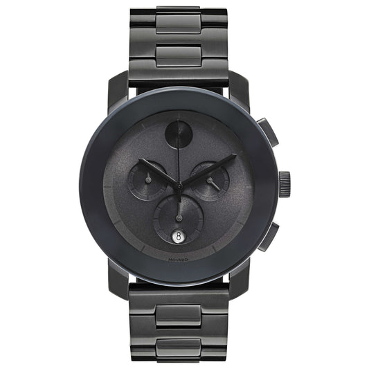 Front view of Movado Bold Men's Swiss Quartz (Battery-Powered) Watch 3600142