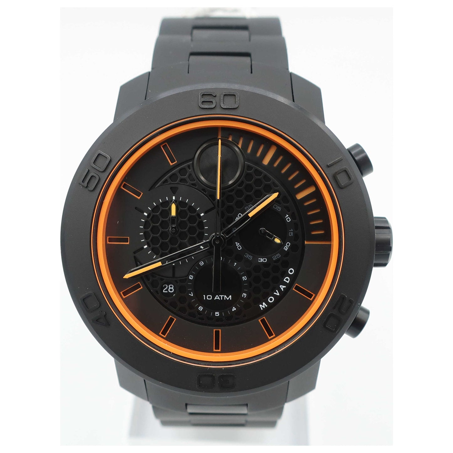 Front view of Movado Bold Men's Swiss Quartz (Battery-Powered) Watch 3600190-SD