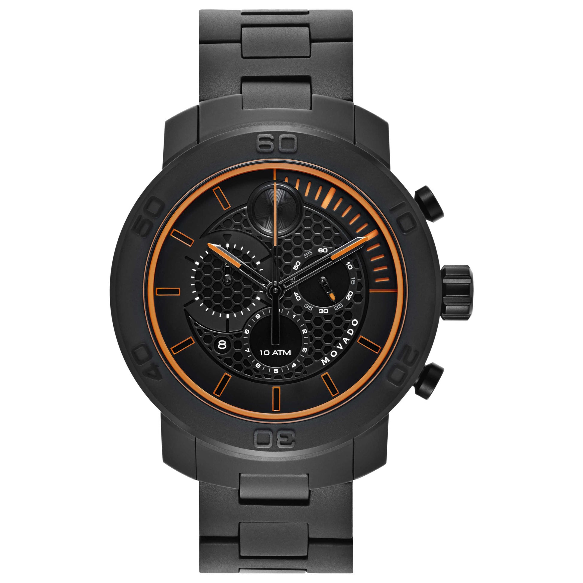 Front view of Movado Bold Men's Swiss Quartz (Battery-Powered) Watch 3600190