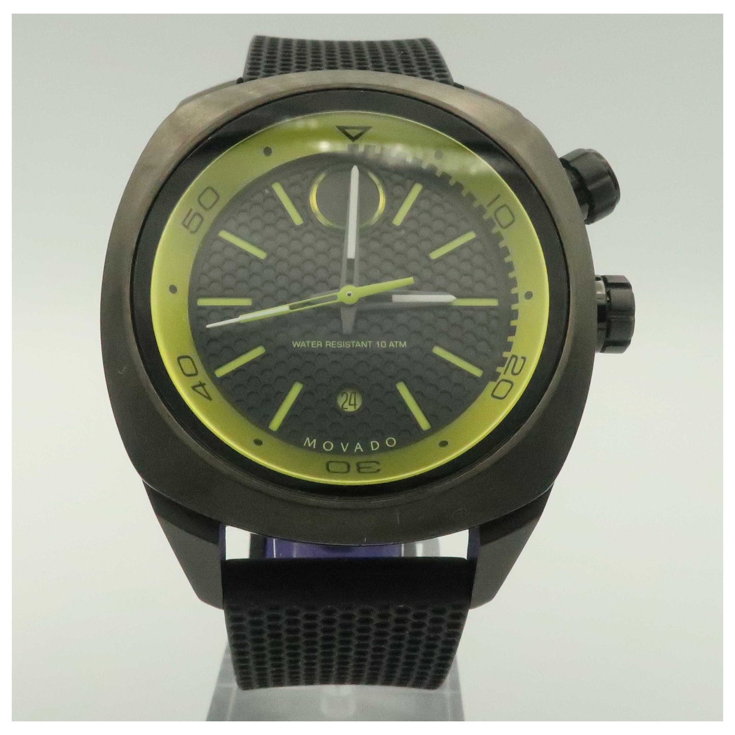 Front view of Movado Bold Men's Swiss Quartz (Battery-Powered) Watch 3600211-PO3