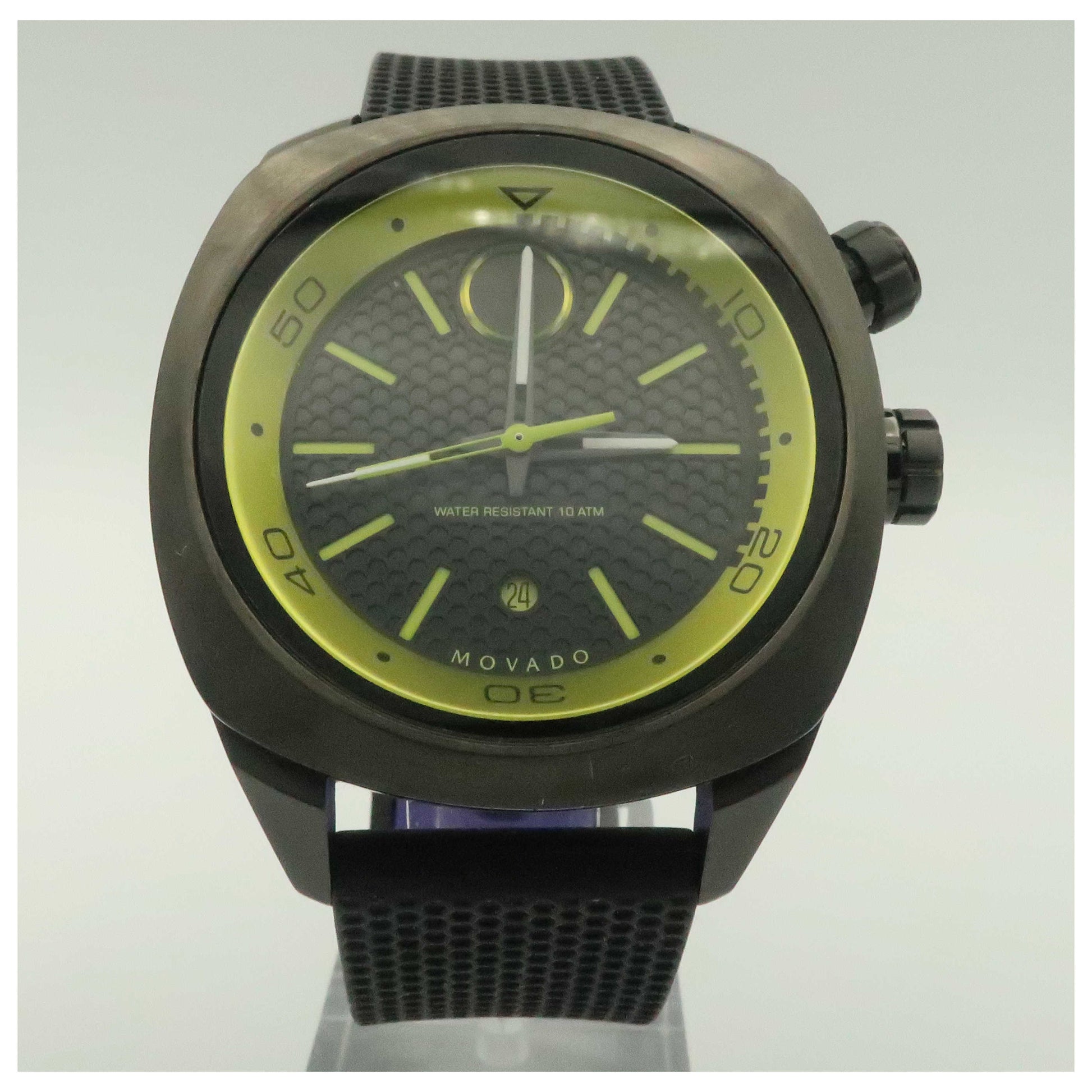 Front view of Movado Bold Men's Swiss Quartz (Battery-Powered) Watch 3600211-PO3