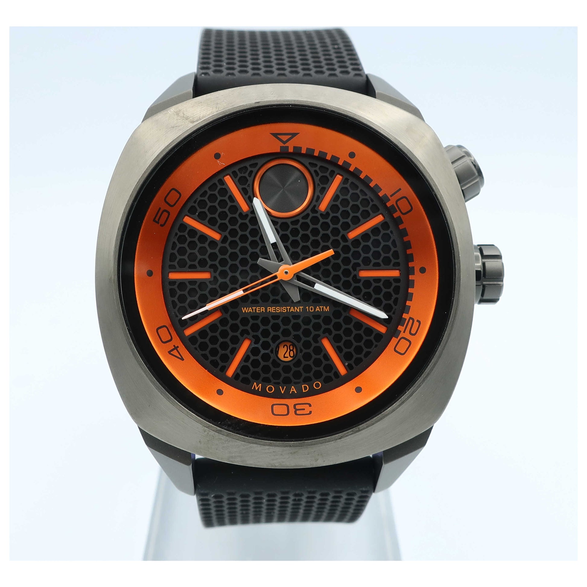 Front view of Movado Bold Men's Swiss Quartz (Battery-Powered) Watch 3600212-SD