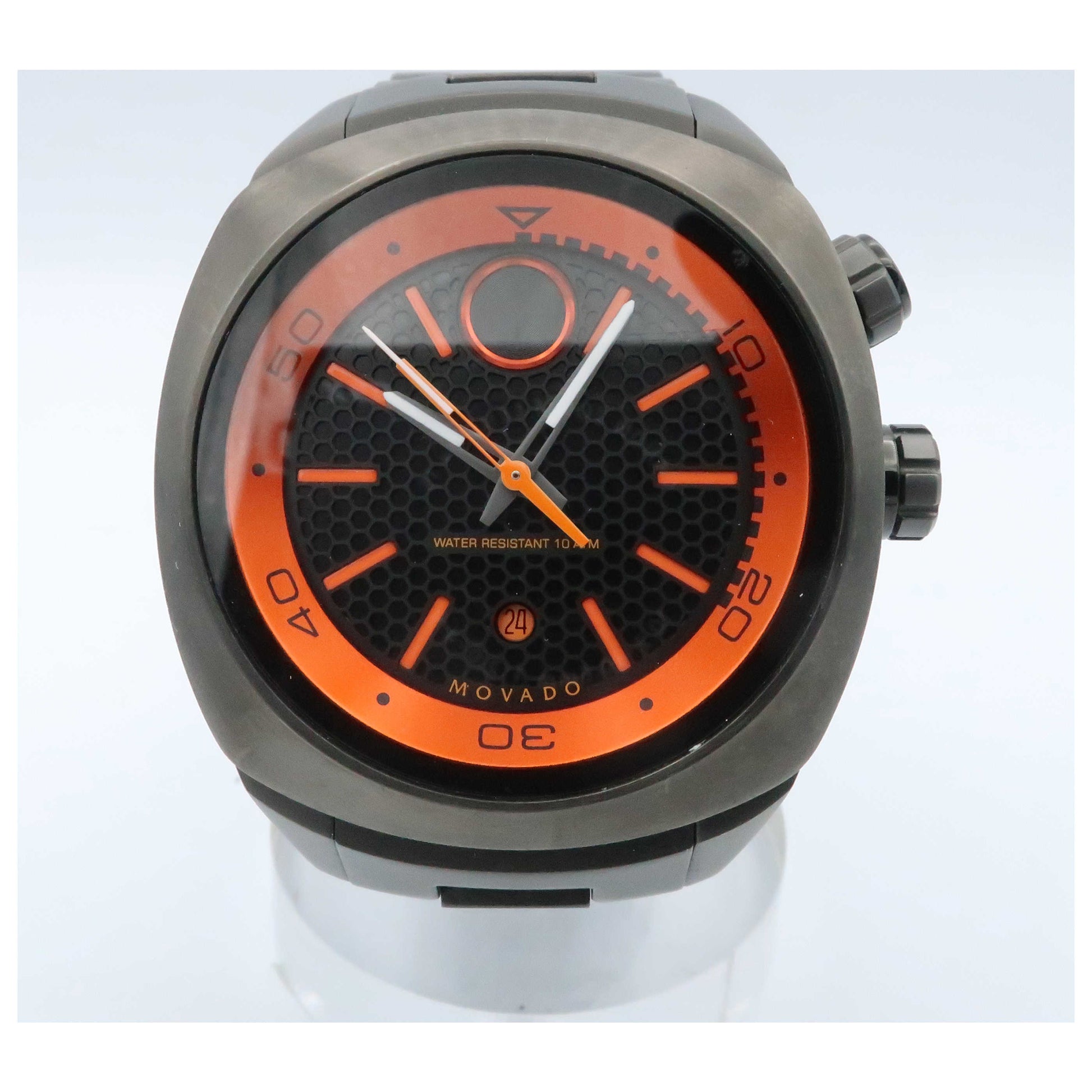 Front view of Movado Bold Men's Swiss Quartz (Battery-Powered) Watch 3600213-PO