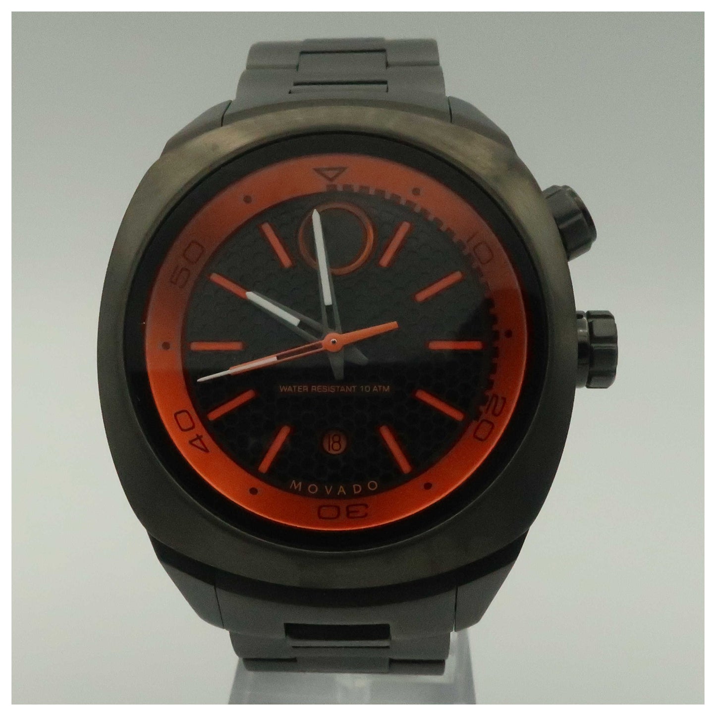 Front view of Movado Bold Men's Swiss Quartz (Battery-Powered) Watch 3600213-SDV