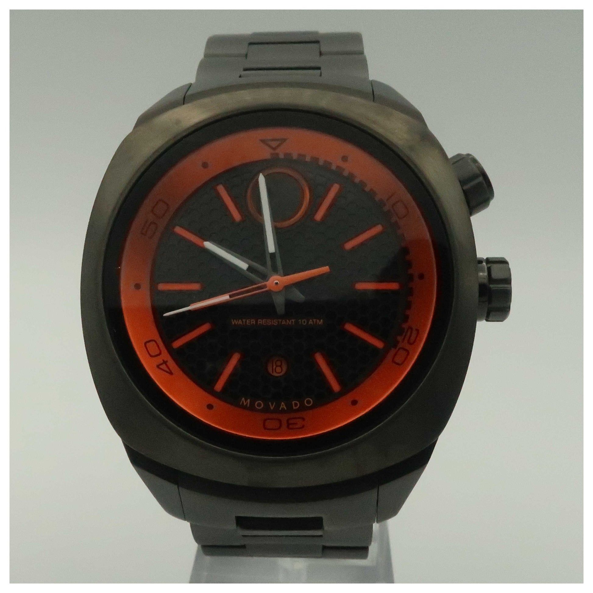 Front view of Movado Bold Men's Swiss Quartz (Battery-Powered) Watch 3600213-SDV