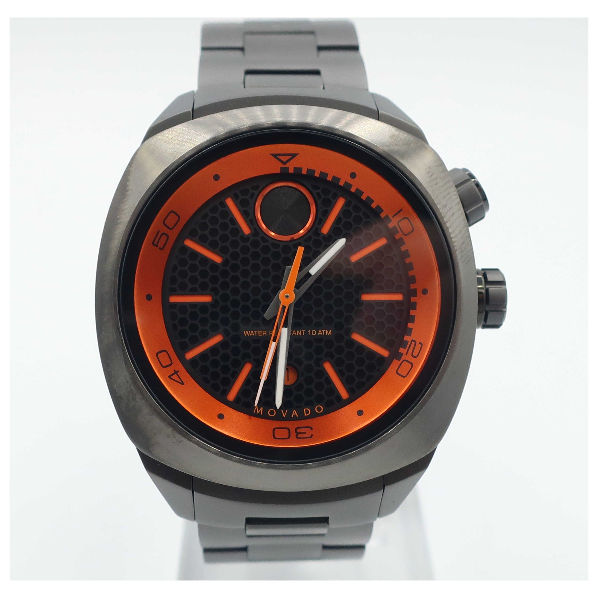Front view of Movado Bold Men's Swiss Quartz (Battery-Powered) Watch 3600213-SD