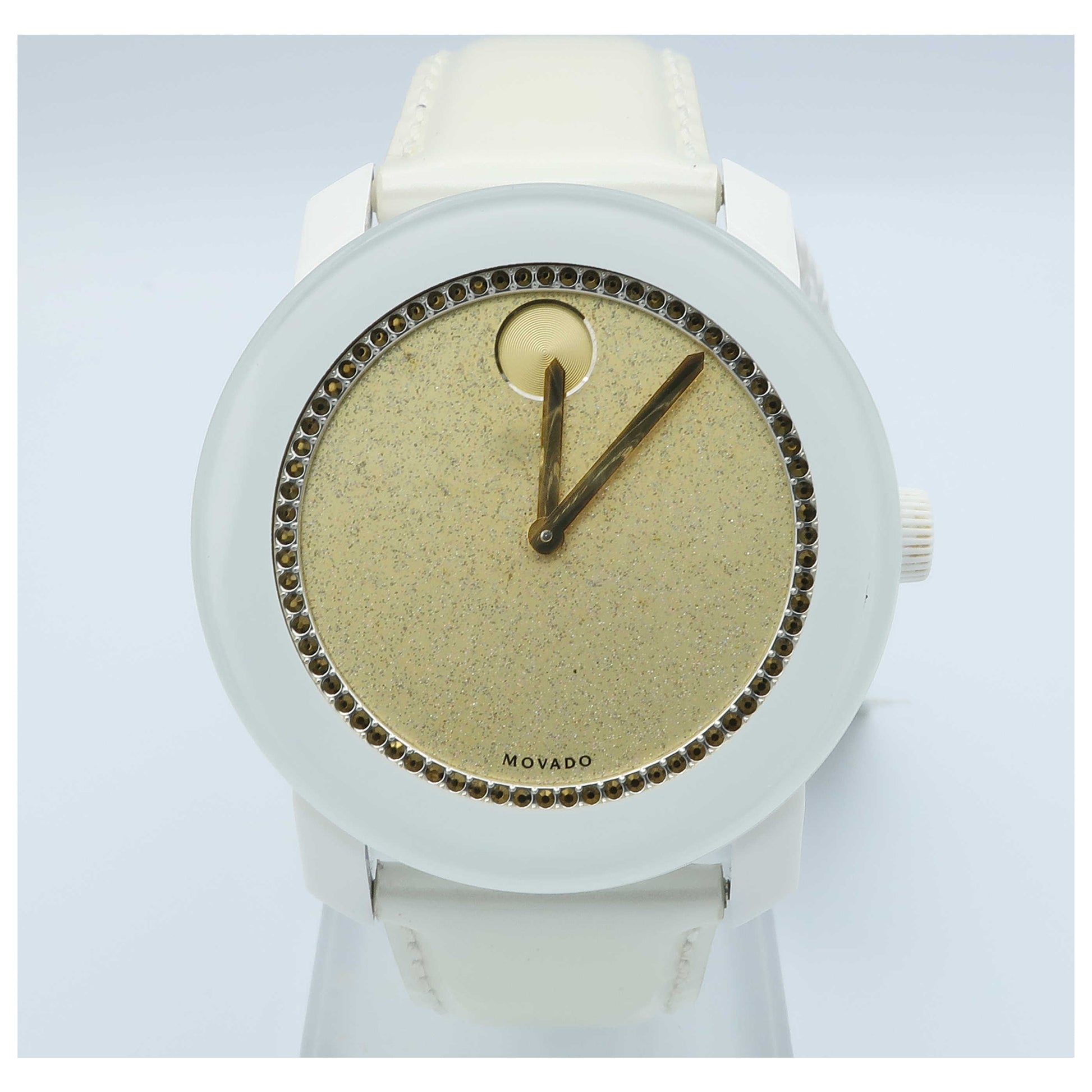 Front view of Movado Bold Women's Swiss Quartz (Battery-Powered) Watch 3600220-SD