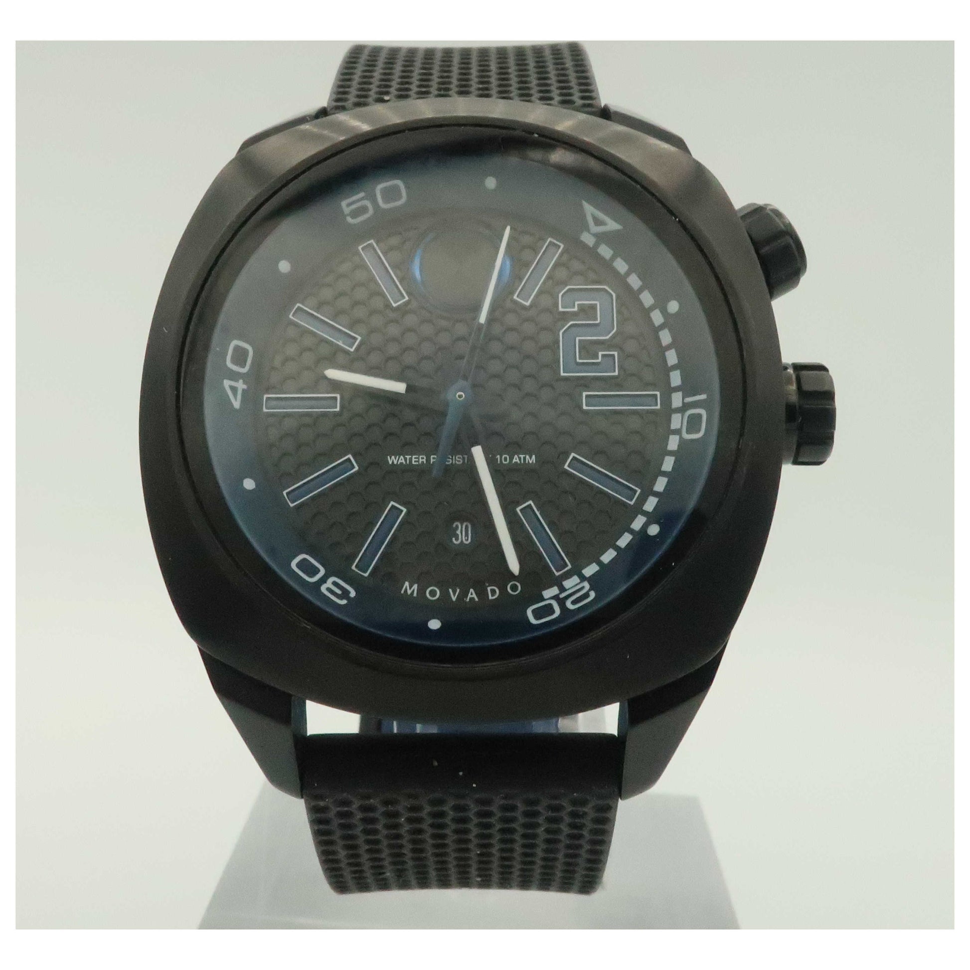 Front view of Movado Bold Men's Swiss Quartz (Battery-Powered) Watch 3600265-PO