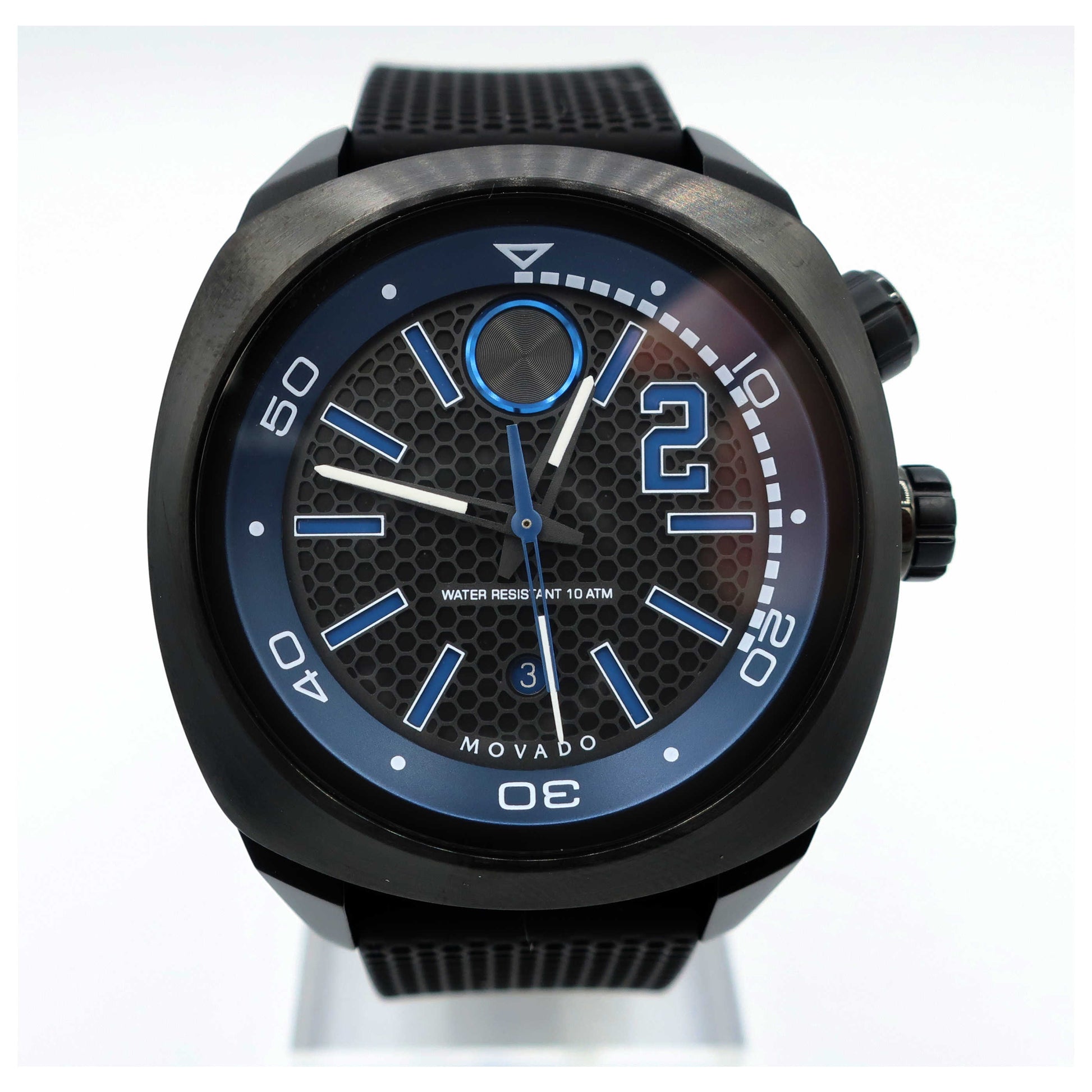 Front view of Movado Bold Men's Swiss Quartz (Battery-Powered) Watch 3600265-SD
