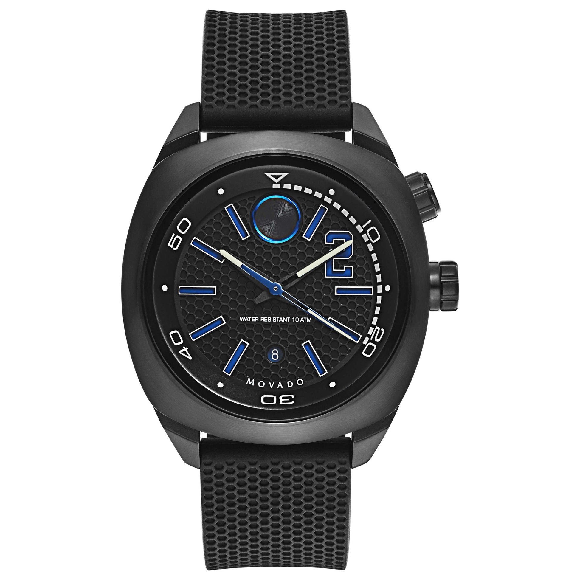 Front view of Movado Bold Men's Swiss Quartz (Battery-Powered) Watch 3600265
