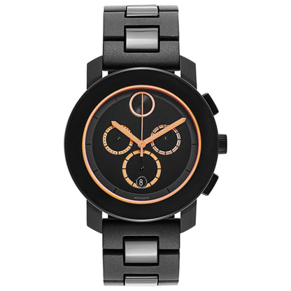 Front view of Movado Bold Men's Swiss Quartz (Battery-Powered) Watch 3600275