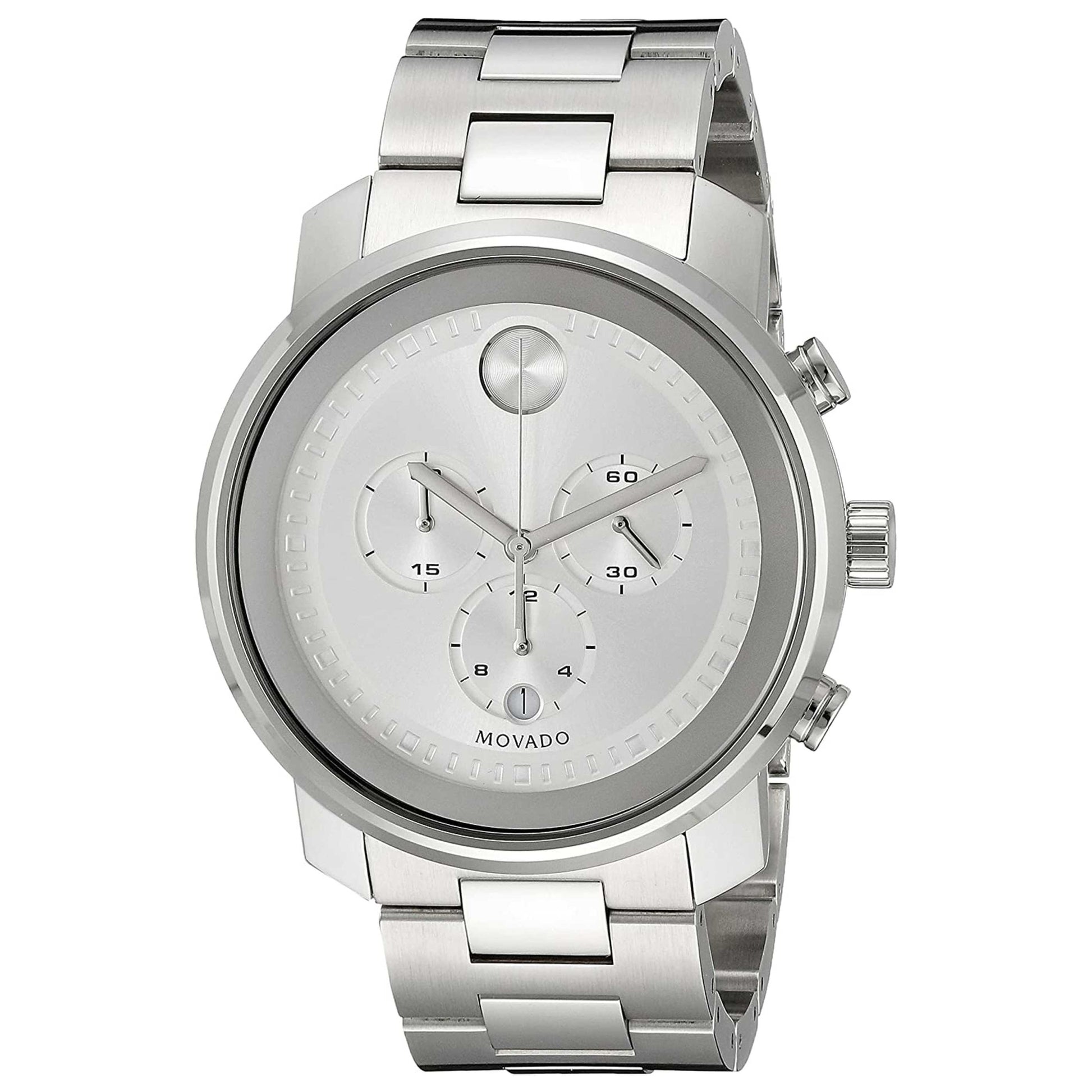 Front view of Movado Bold Men's Quartz Watch 3600276