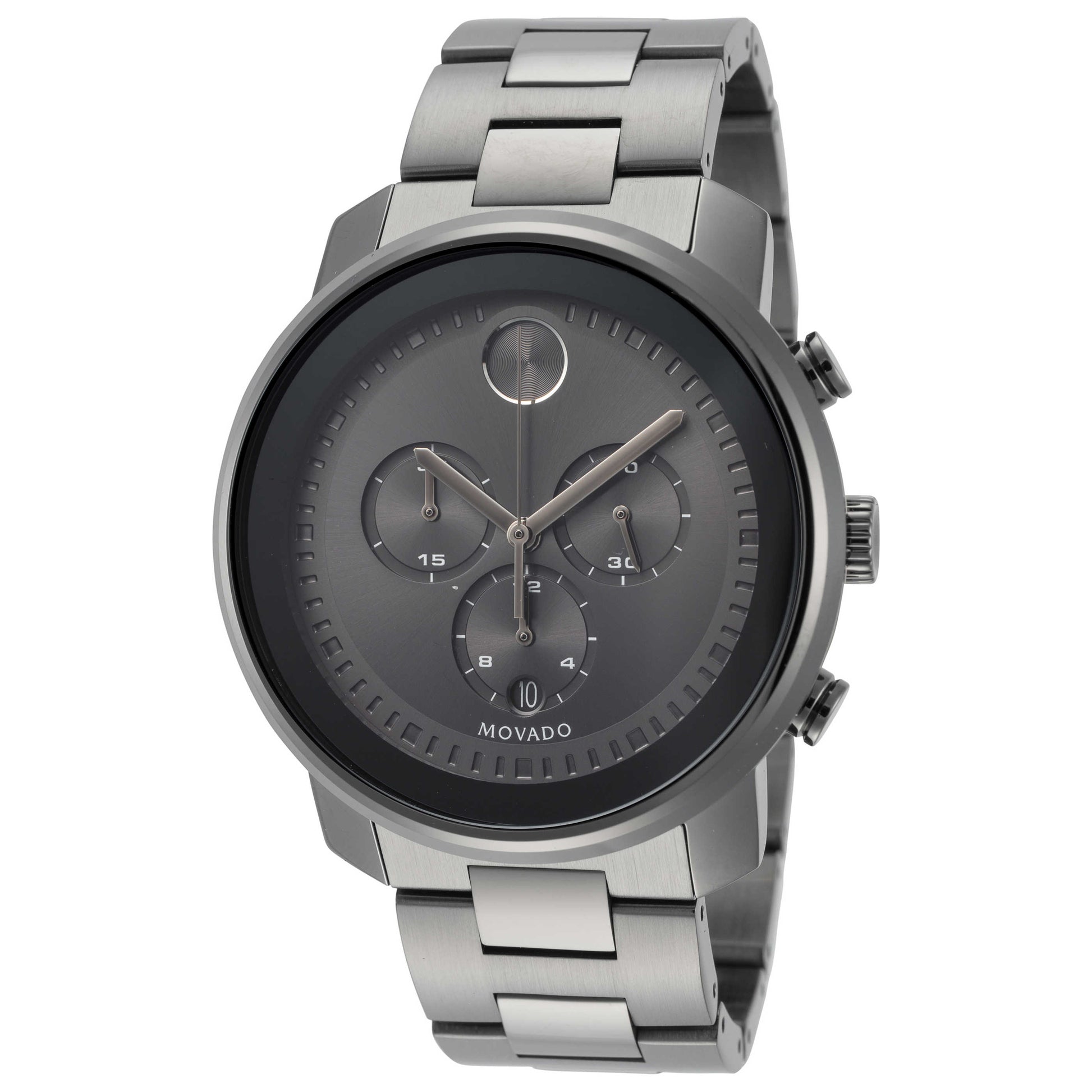 Front view of Movado Bold Men's Swiss Quartz (Battery-Powered) Watch 3600277