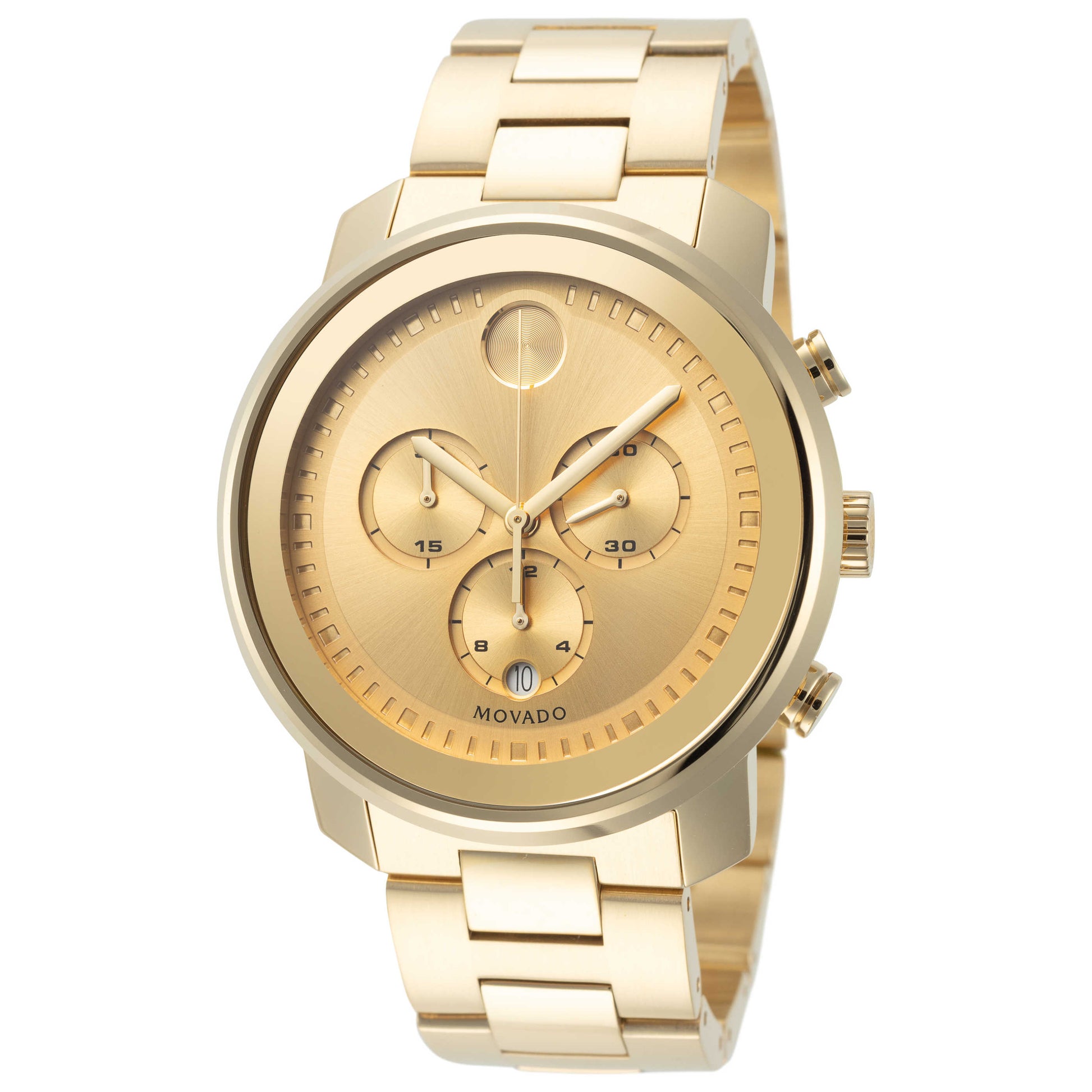 Front view of Movado Bold Men's Quartz Watch 3600278