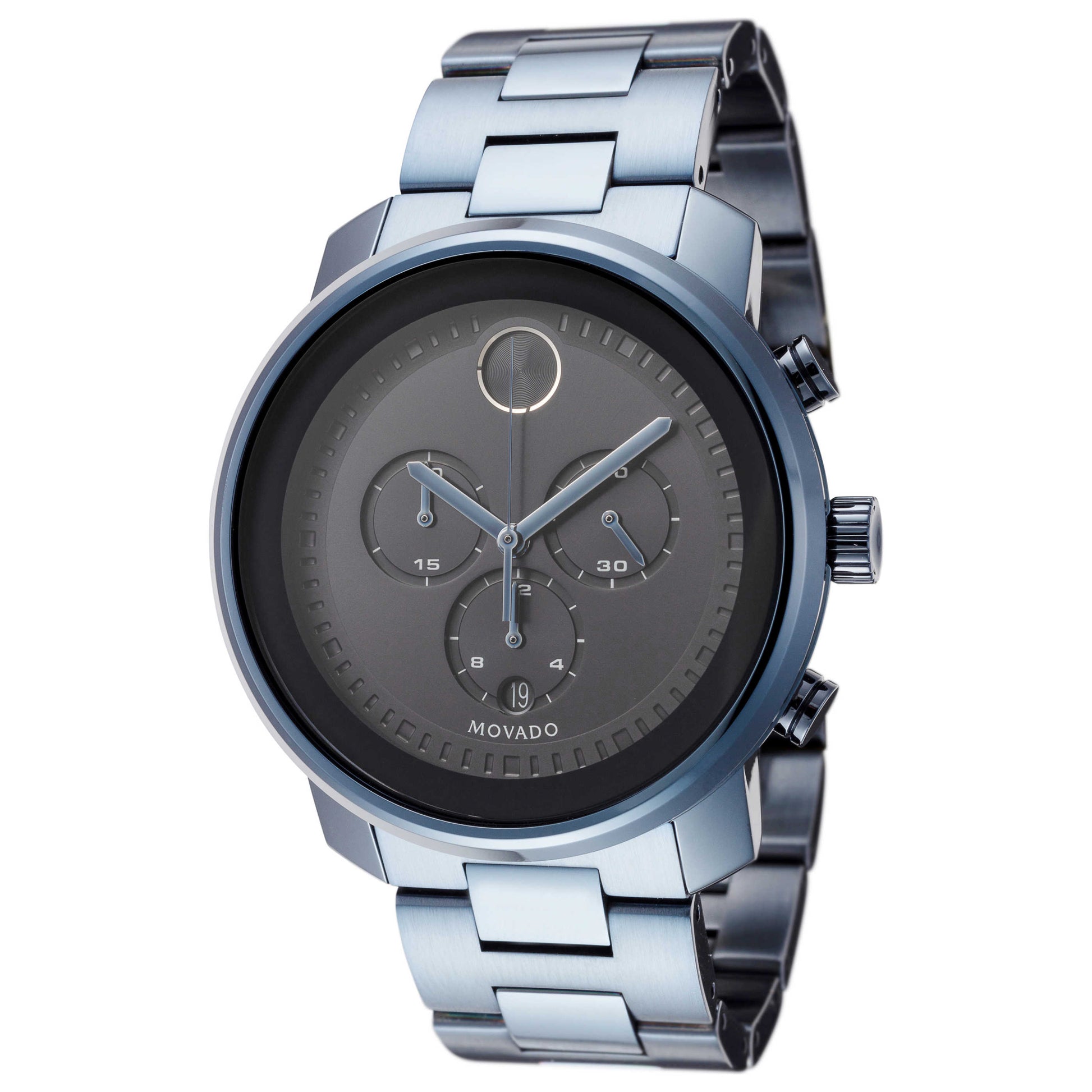 Front view of Movado Bold Men's Swiss Quartz (Battery-Powered) Watch 3600279