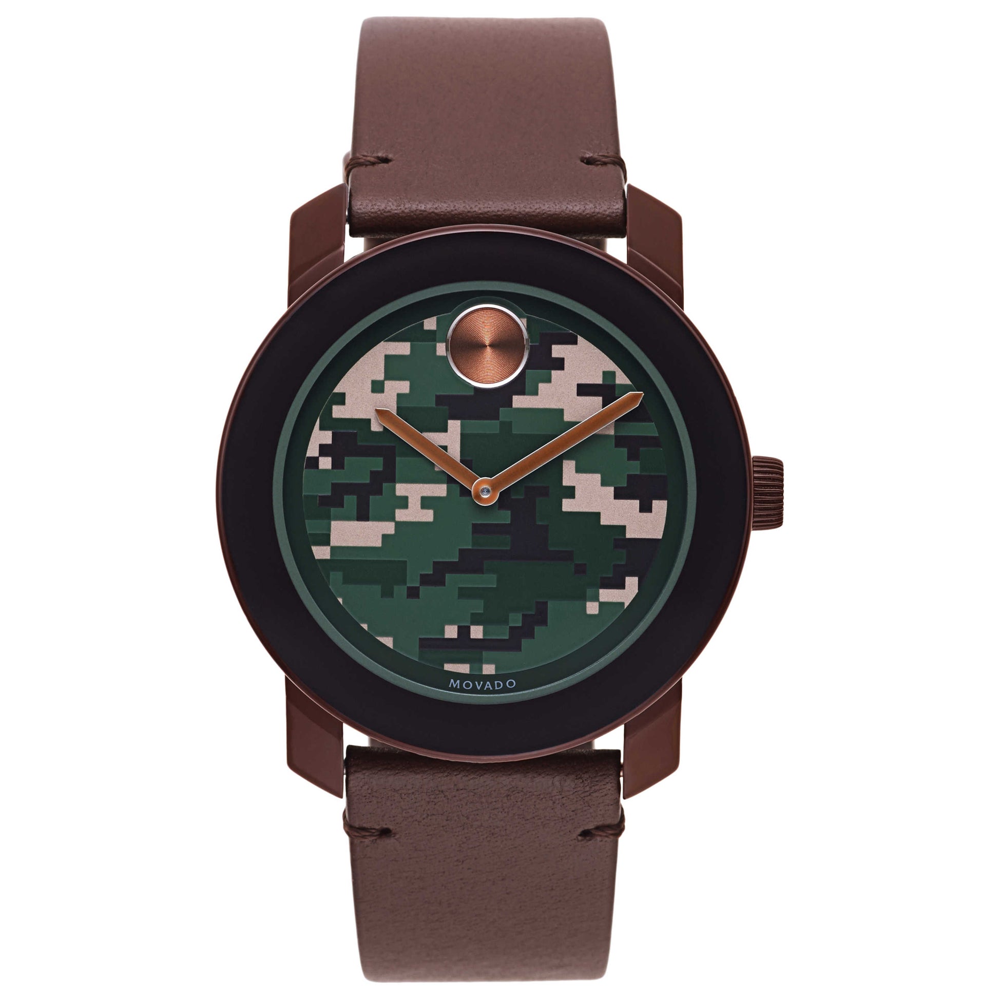 Front view of Movado Bold Men's Swiss Quartz (Battery-Powered) Watch 3600302