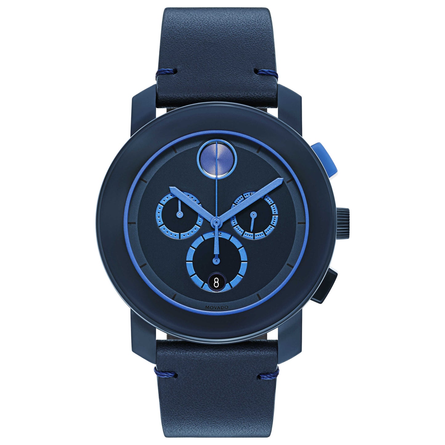 Front view of Movado Bold Men's Swiss Quartz (Battery-Powered) Watch 3600349