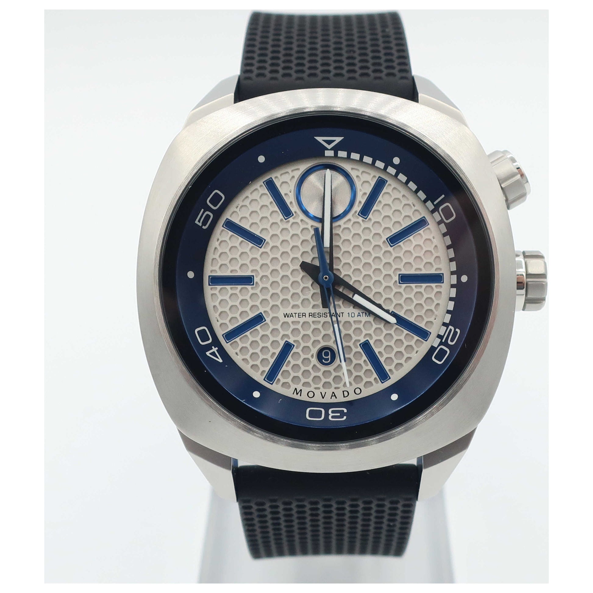 Front view of Movado Bold Men's Swiss Quartz (Battery-Powered) Watch 3600368-SD