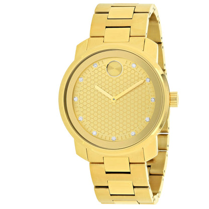 Front view of Movado Bold Men's Quartz Watch 3600374