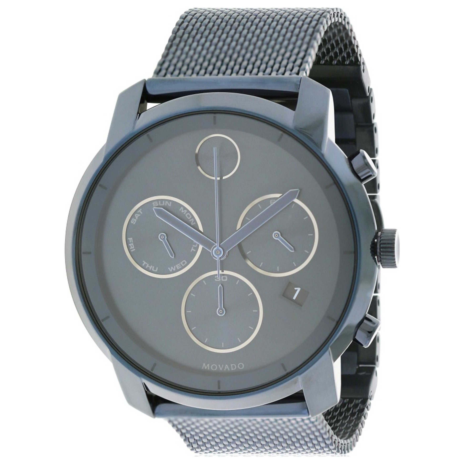 Front view of Movado Bold Men's Quartz Watch 3600403