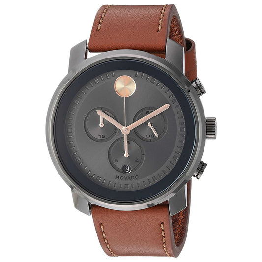 Front view of Movado Bold Men's Quartz Watch 3600421