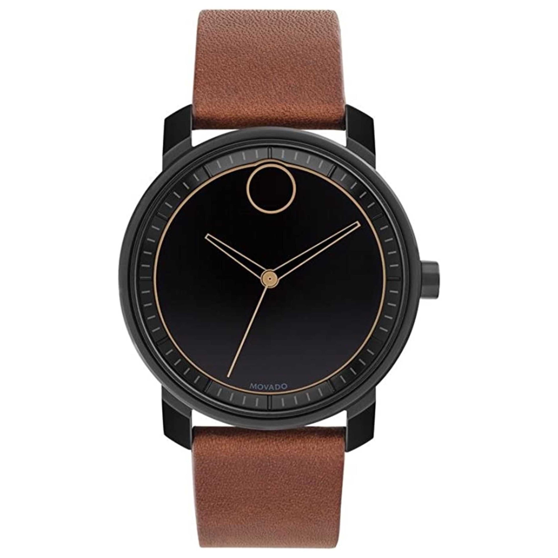 Front view of Movado Bold Men's Quartz Watch 3600489