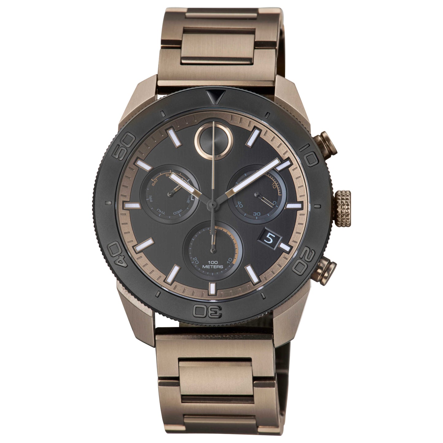Front view of Movado Bold Men's Quartz Watch 3600513