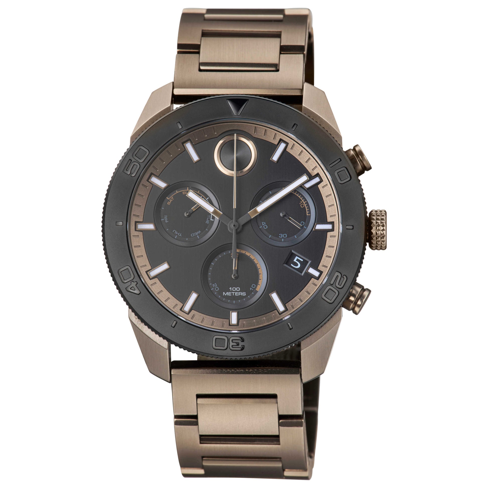 Front view of Movado Bold Men's Quartz Watch 3600513