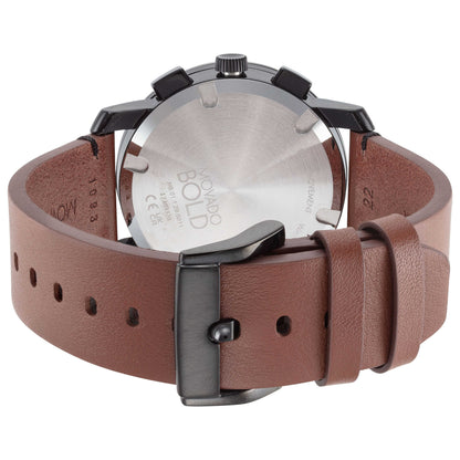 Back view of Movado Bold Men's Quartz Watch 3600540
