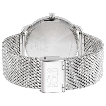 Back view of Movado Bold Men's Quartz Watch 3600589