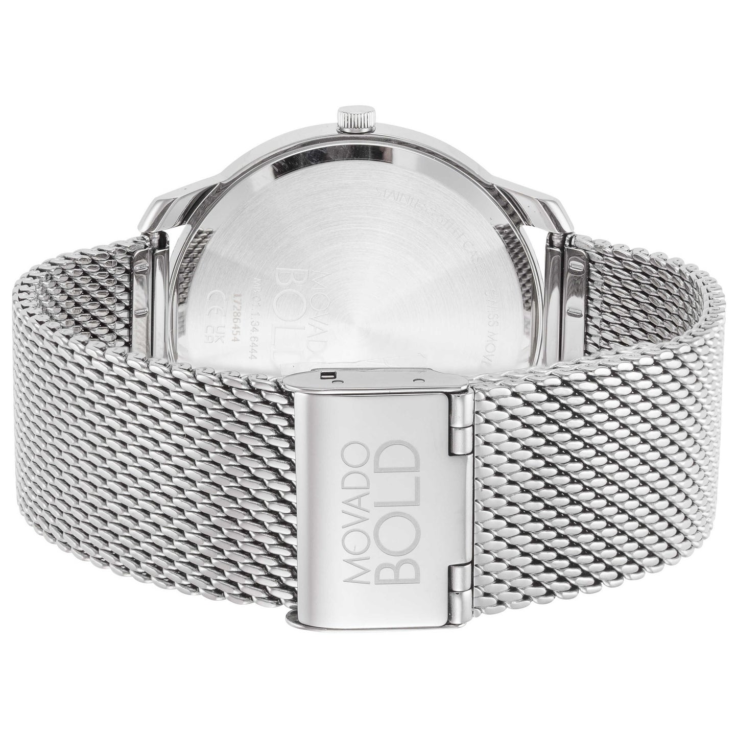 Back view of Movado Bold Men's Quartz Watch 3600599