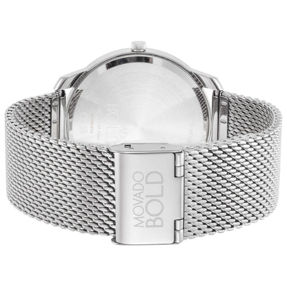 Back view of Movado Bold Men's Quartz Watch 3600599