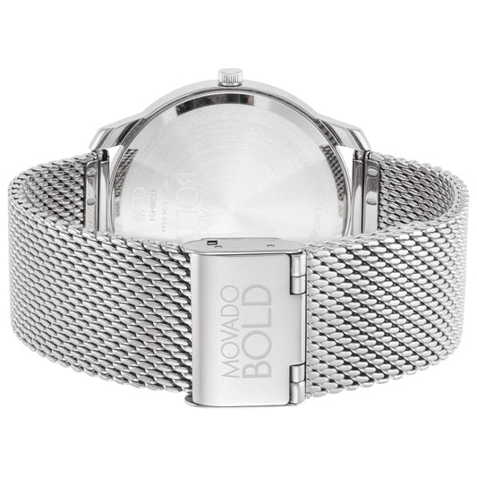 Back view of Movado Bold Men's Quartz Watch 3600599