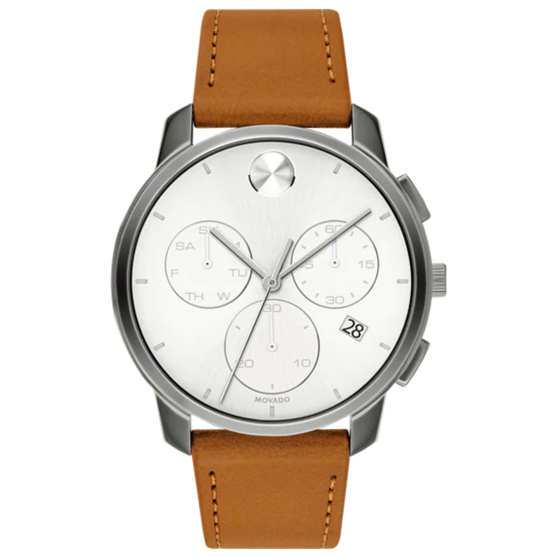 Front view of Movado Bold Men's Quartz Watch 3600631