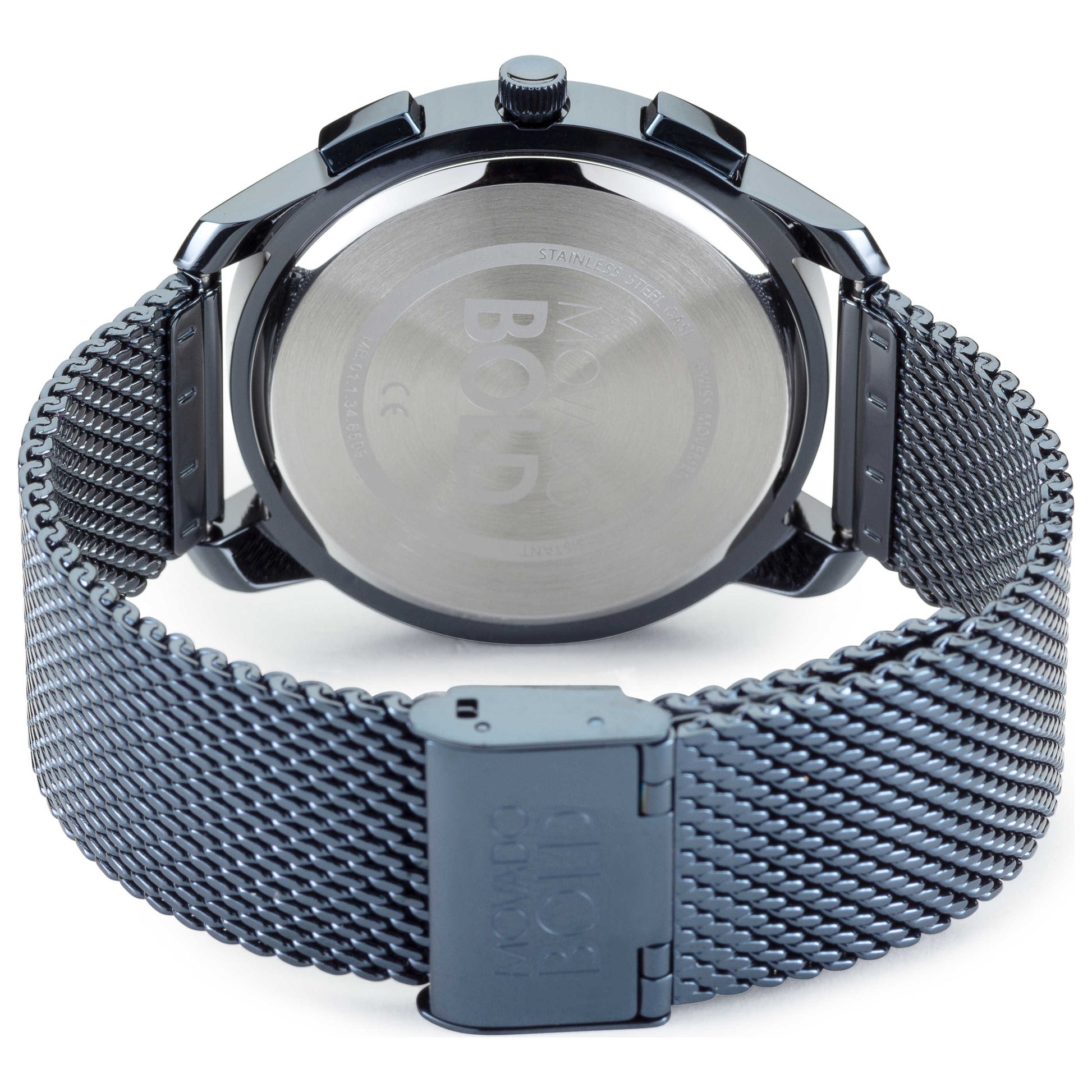 Back view of Movado Bold Thin Men's Quartz Watch 3600633