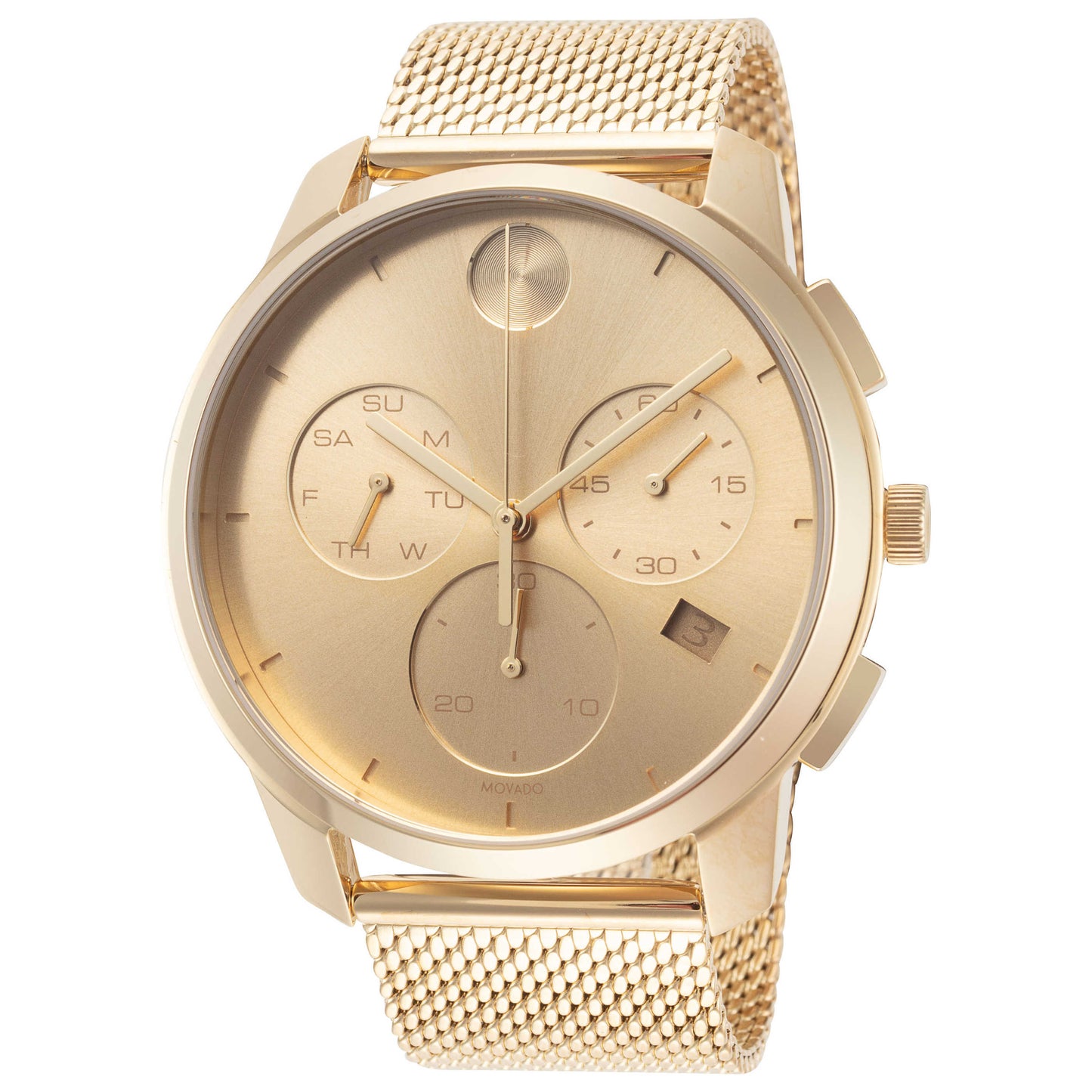Front view of Movado Bold Men's Quartz Watch 3600634