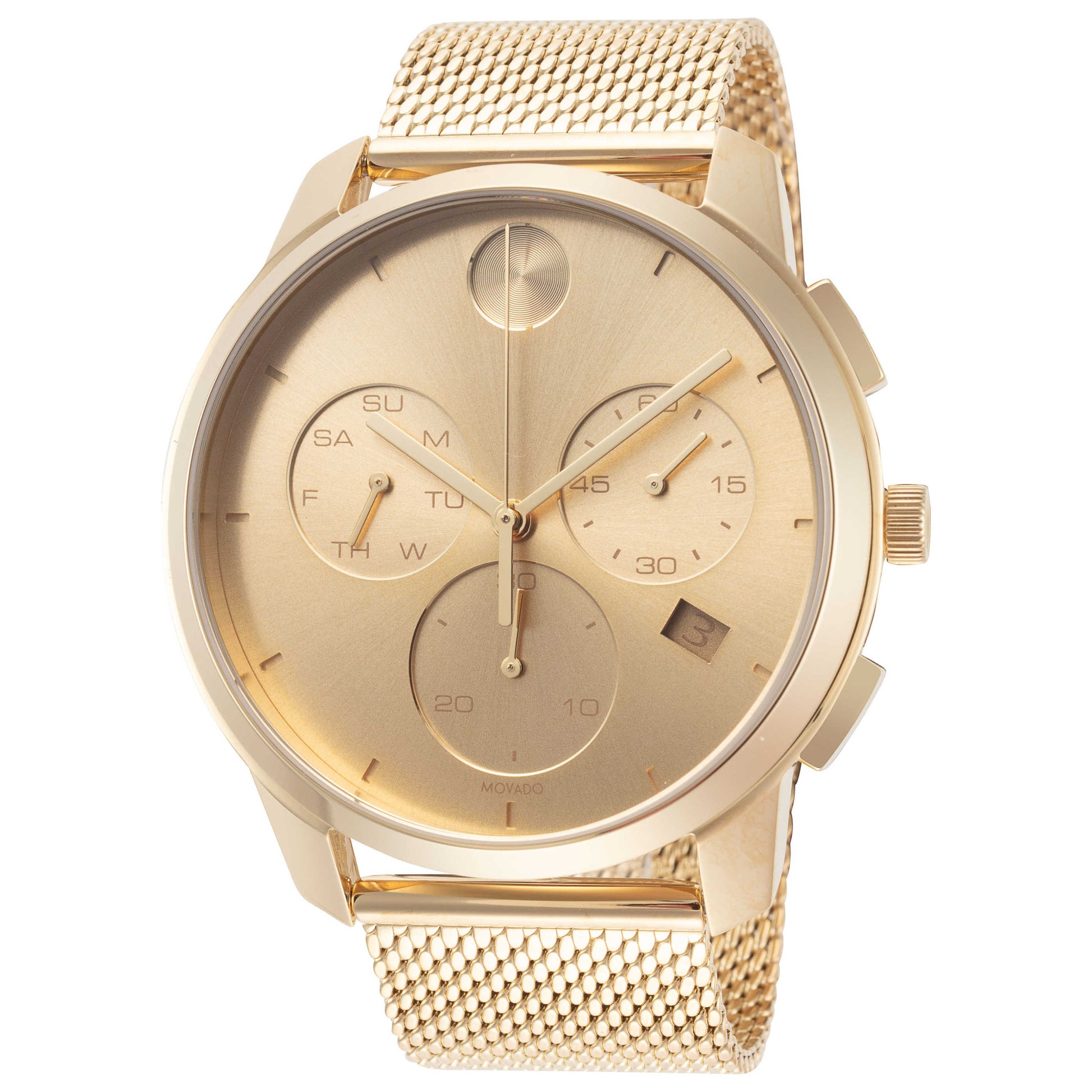 Front view of Movado Bold Men's Quartz Watch 3600634