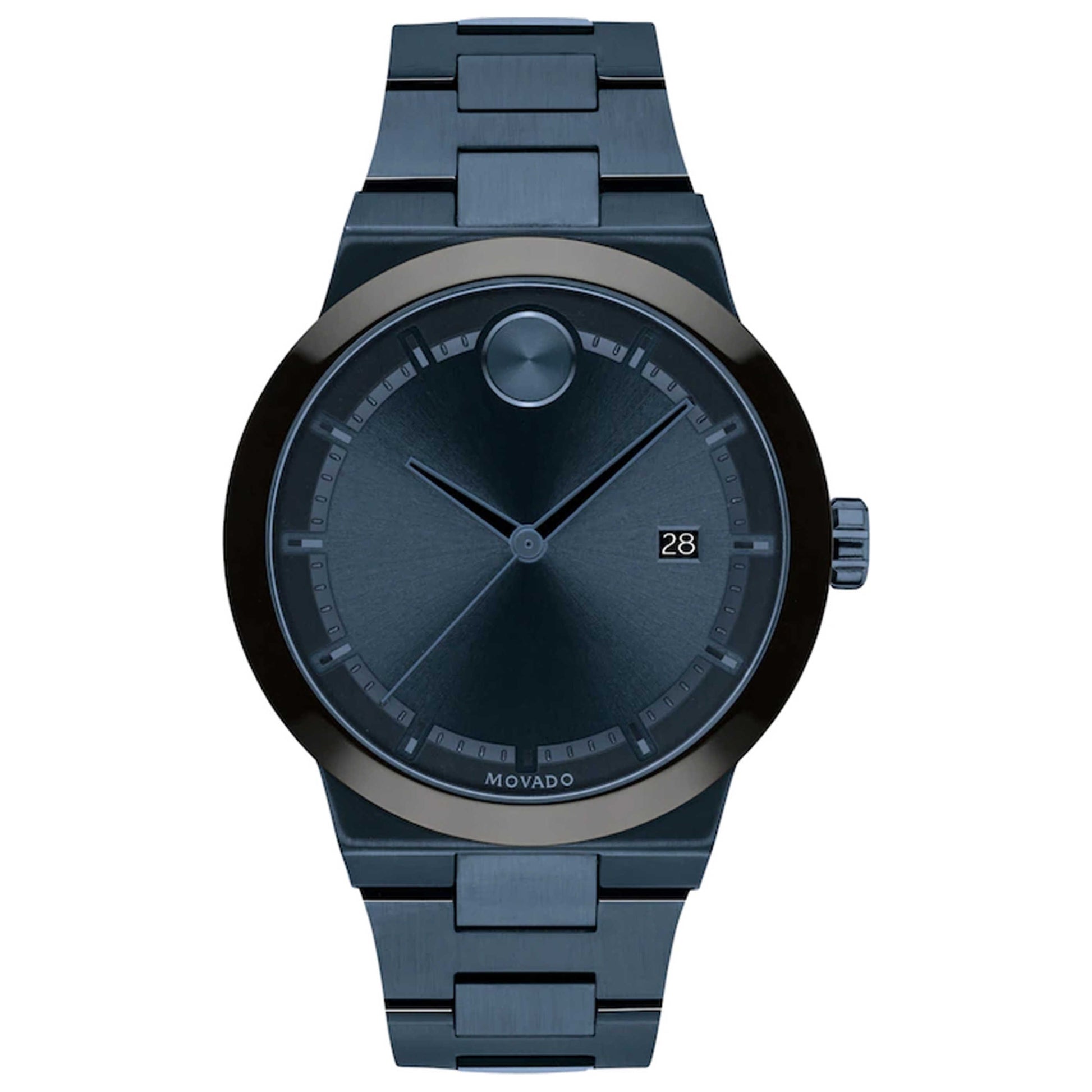 Front view of Movado Bold Men's Quartz Watch 3600661