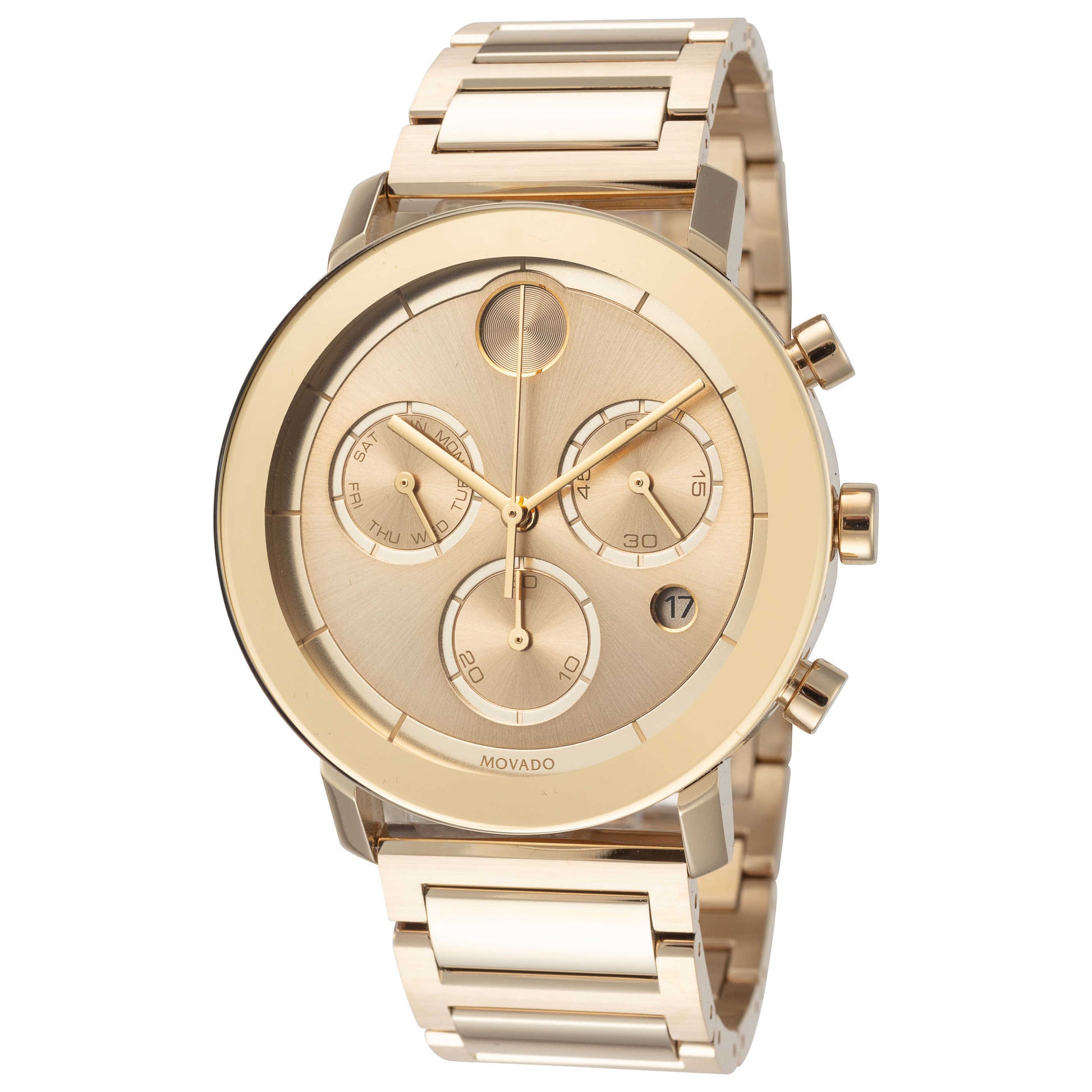 Front view of Movado Bold Men's Quartz Watch 3600682