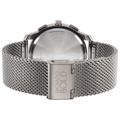 Back view of Movado Bold Men's Quartz Watch 3600721