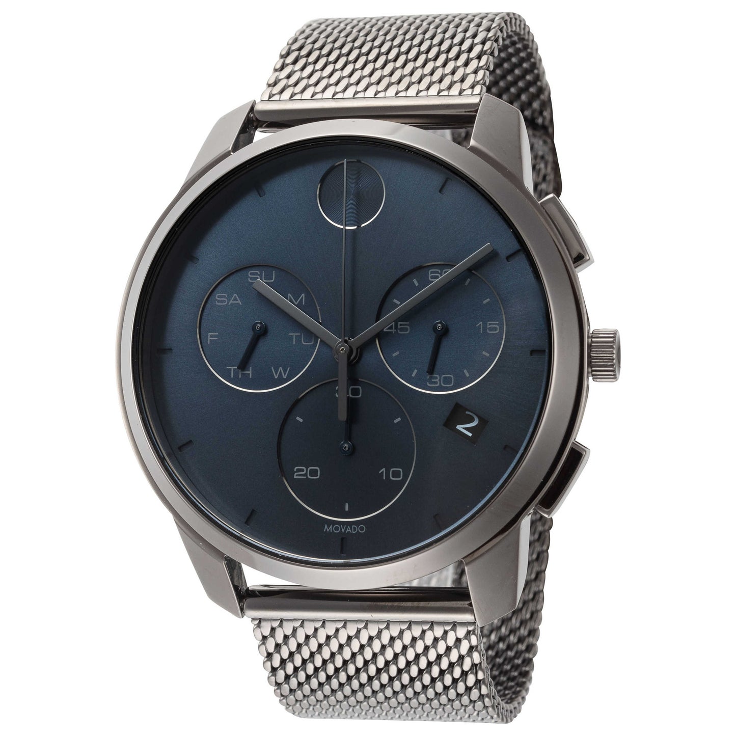 Front view of Movado Bold Men's Quartz Watch 3600721