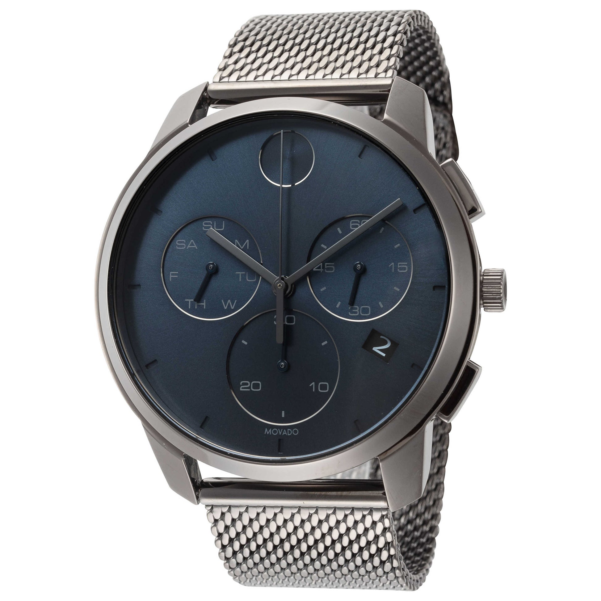 Front view of Movado Bold Men's Quartz Watch 3600721