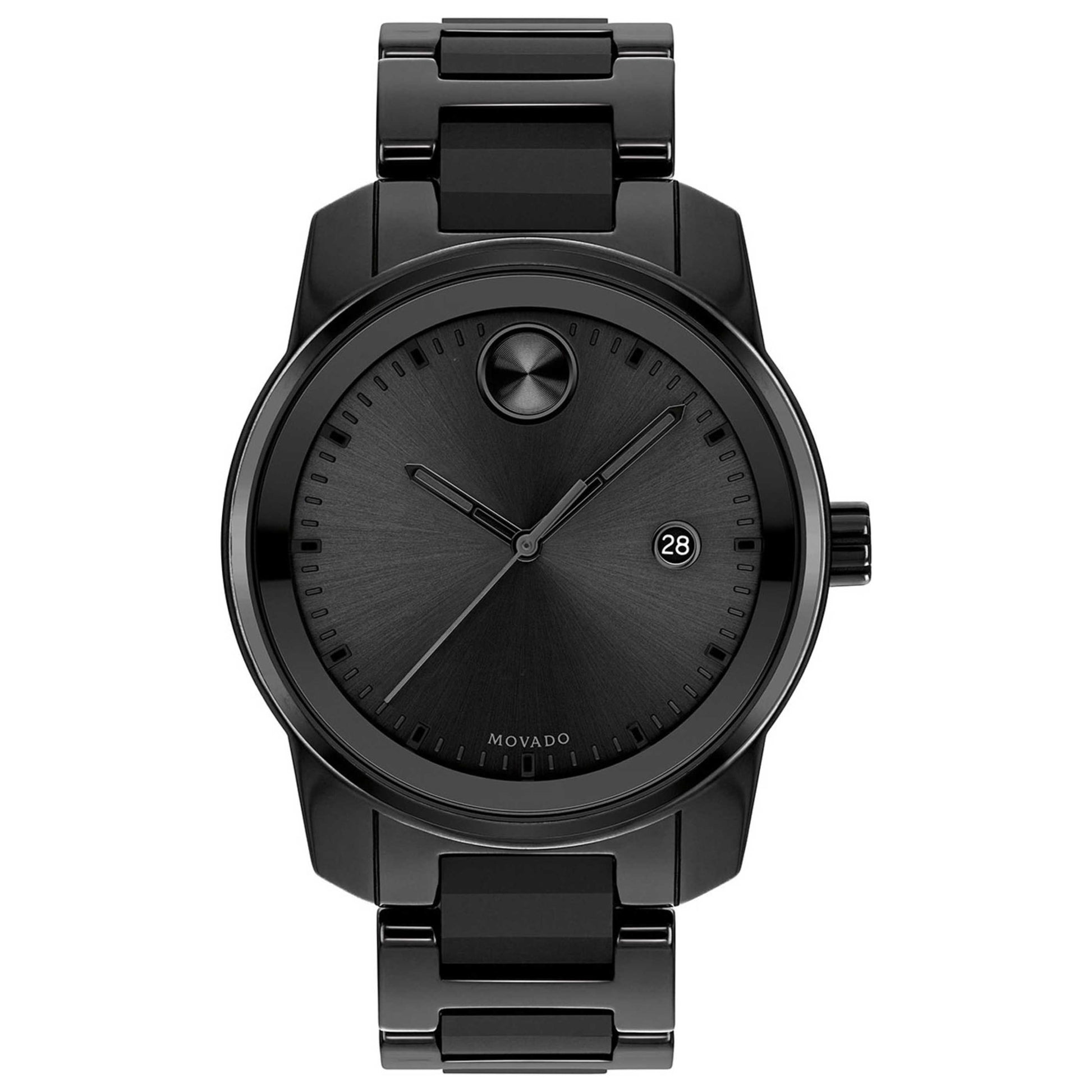 Front view of Movado Bold Men's Quartz Watch 3600727