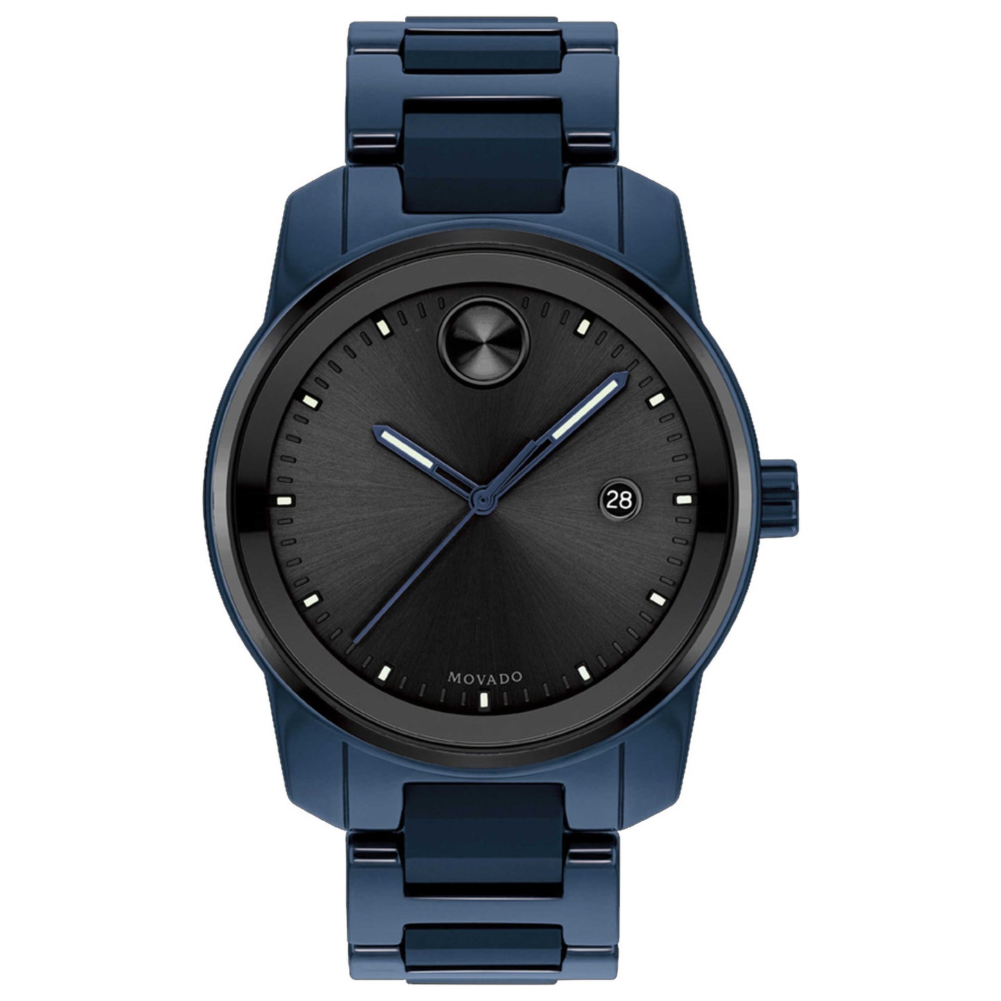 Front view of Movado Bold Men's Quartz Watch 3600728